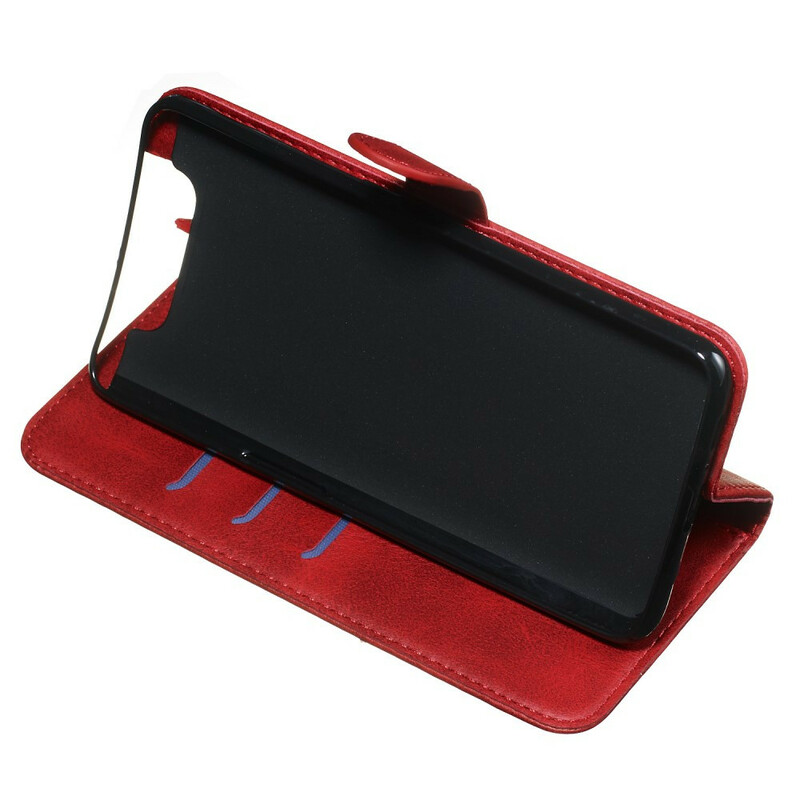 Hülle Samsung Galaxy A80 Vintage Geldbörse