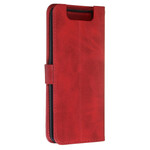 Hülle Samsung Galaxy A80 Vintage Geldbörse