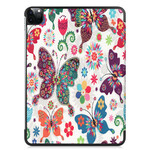 Smart Case iPad Pro 11" (2020) Retro Schmetterlinge und Blumen