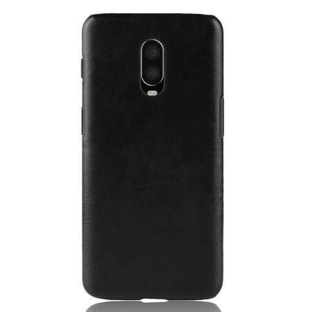 OnePlus 6T Schutzhülle mit Lederoptik Litschi Performance