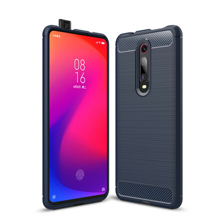 Xiaomi Mi 9T / Mi 9T Pro Kohlefaser Cover Gebürstet