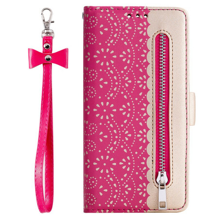 Xiaomi Mi 9T / Mi 9T Pro Tasche Lace Geldbörse mit Riemen