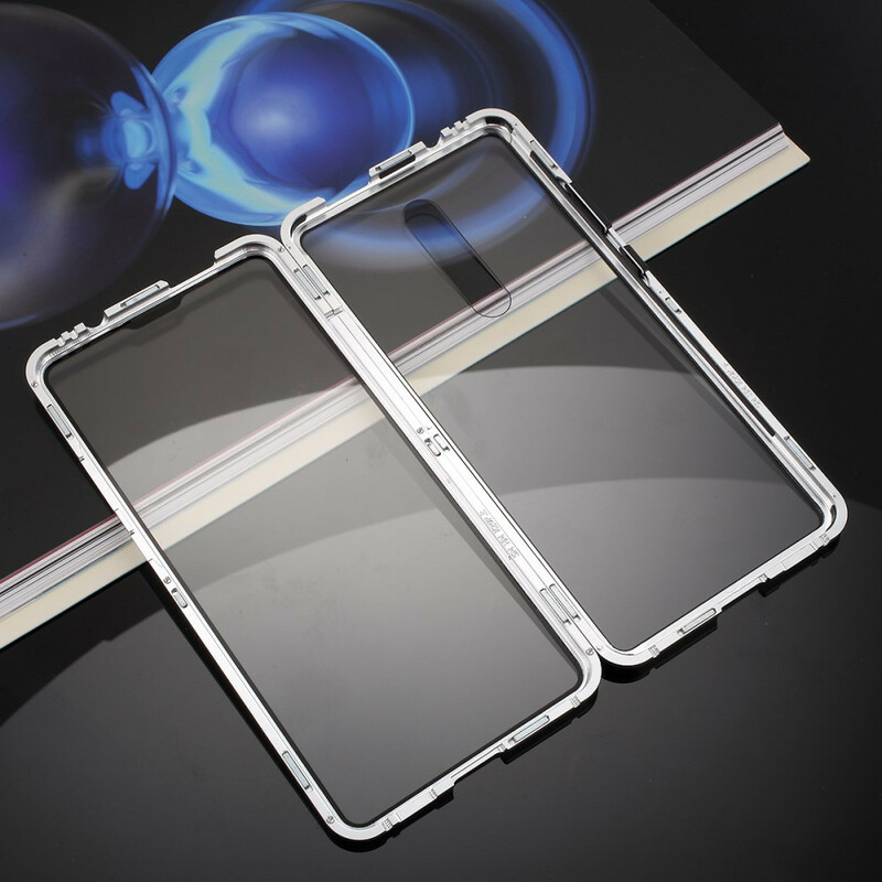 Xiaomi Mi 9T / Mi 9T Pro Cover Metall- und Hartglaskanten