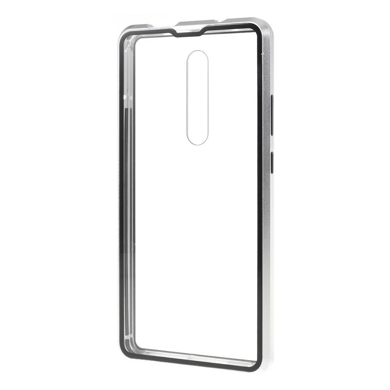 Xiaomi Mi 9T / Mi 9T Pro Cover Metall- und Hartglaskanten