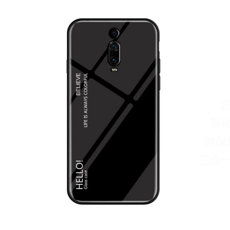 Xiaomi Mi 9T / Mi 9T Pro Hülle aus gehärtetem Glas Hello