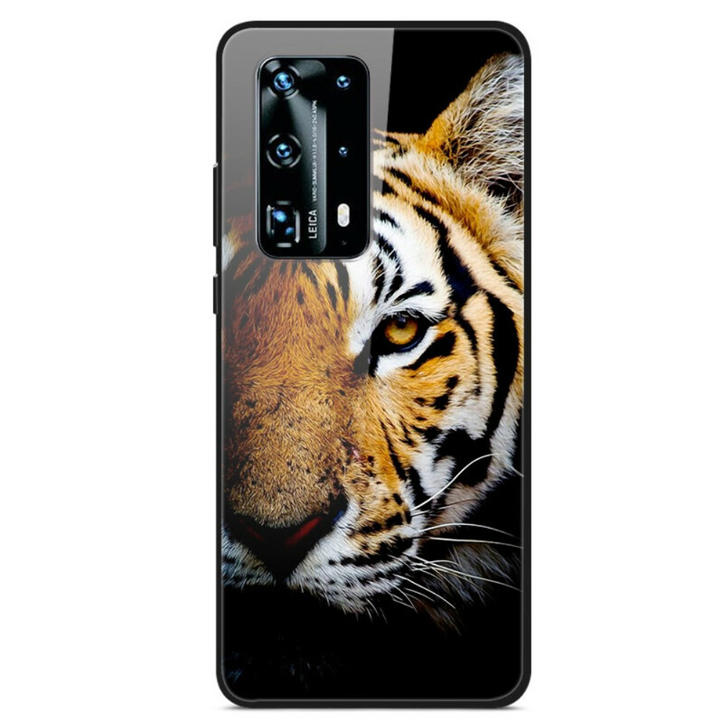 Huawei P40 Panzerglas Tiger Cover Realistisch