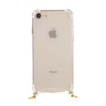 iPhone SE 2 / 8 / 7 Hybrid Cover mit farbiger Kordel