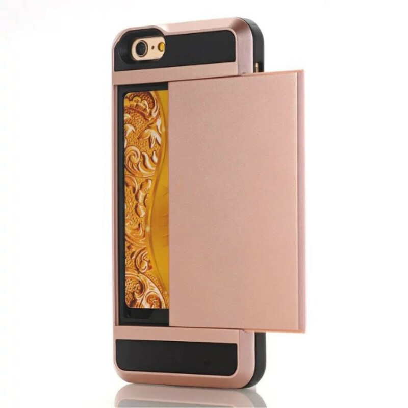 iPhone SE Cover 2 / 8 / 7 Kartenhalter mit Reißverschluss