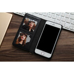 Flip Cover iPhone SE 2 / 8 / 7 Lederoptik Multi-Karten CMAI2