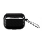 AirPods Pro Kohlefaser Texture Tasche mit Karabinerhaken
