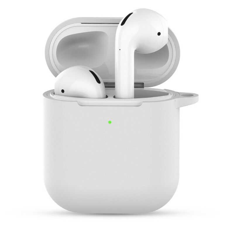 AirPods-Hülle (2019) aus Silikon mit Schlüsselanhänger