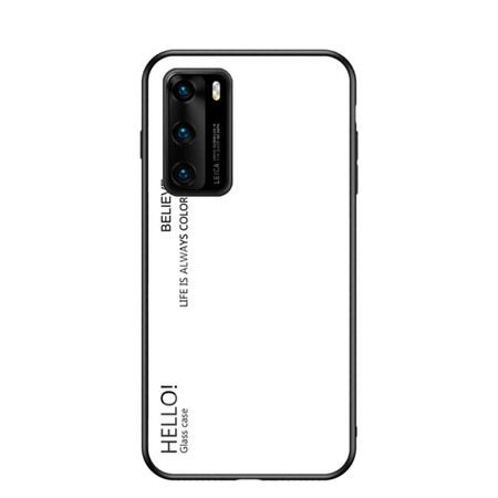 Huawei P40 Panzerglas Cover Hello