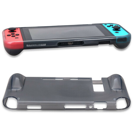 Durchsichtiges Gehäuse und Hartglas für Nintendo Switch