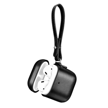 AirPods-Hülle aus echtem Leder mit RiemenICARER
