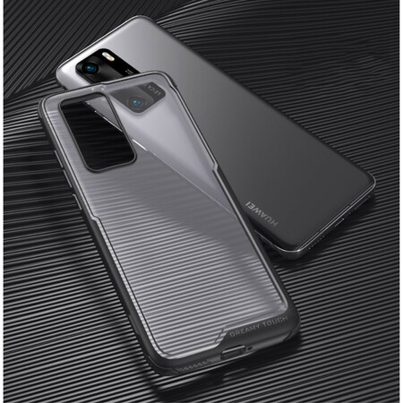 Huawei P40 LEEU Hybrid Cover Abgeschrägte Kanten