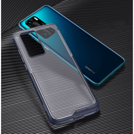 Huawei P40 LEEU Hybrid Cover Abgeschrägte Kanten