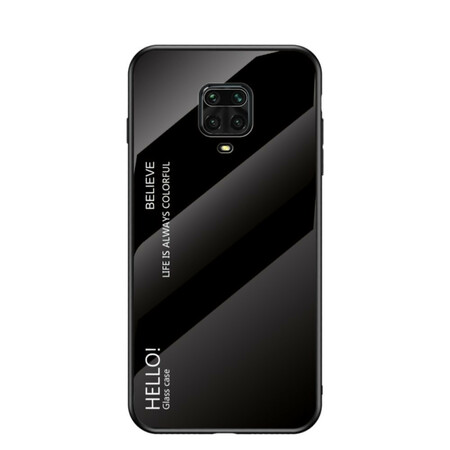 Xiaomi Redmi Note 9S Panzerglas Cover Hello