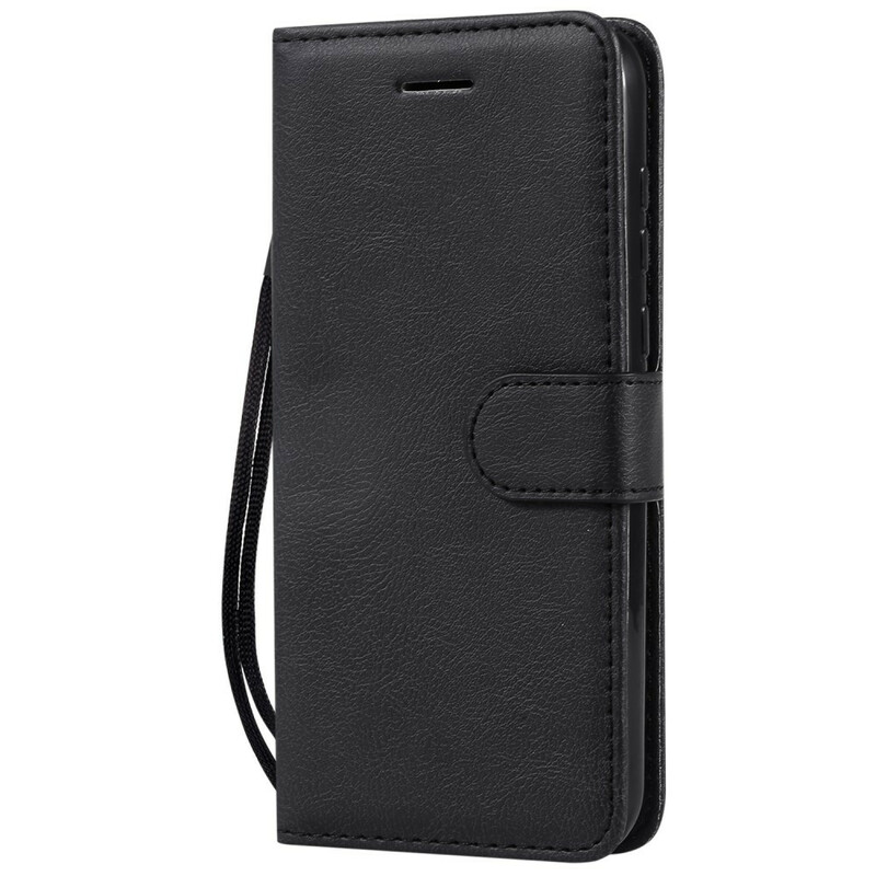 Huawei Y5 2019 / Honor 8S Tasche Lederoptik Farbig mit Riemen