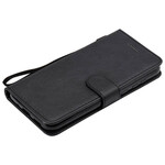 Huawei Y5 2019 / Honor 8S Tasche Lederoptik Farbig mit Riemen