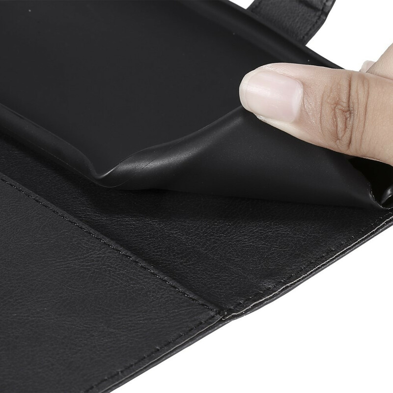 Huawei Y5 2019 / Honor 8S Tasche Lederoptik Farbig mit Riemen