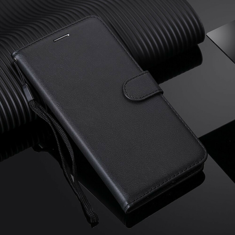Huawei Y5 2019 / Honor 8S Tasche Lederoptik Farbig mit Riemen