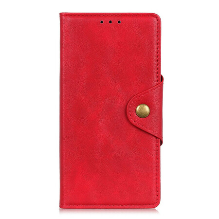 Xiaomi Redmi Note 9S / Redmi Note 9 Pro Hülle Kunstleder Knopf