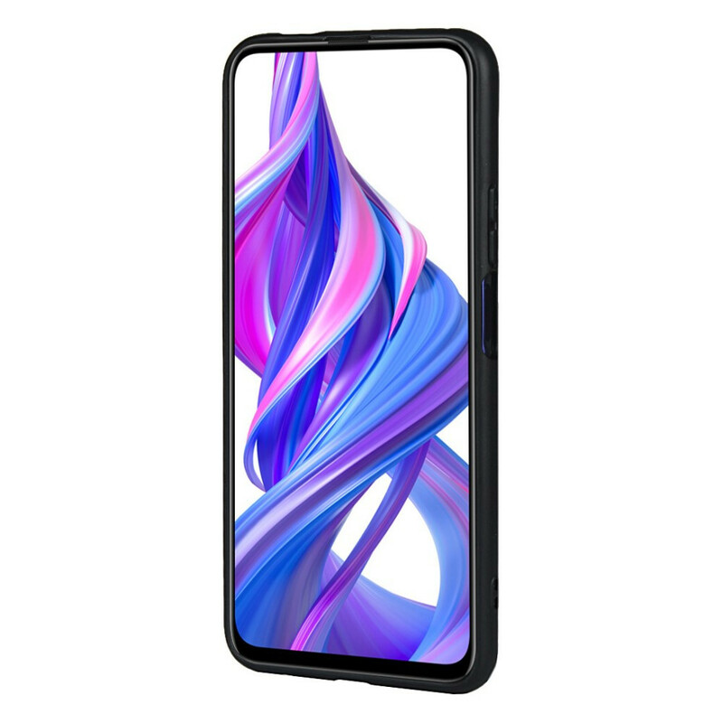 Honor 9X Pro Hülle mit Lederstruktur Doppelte Kartenhalter