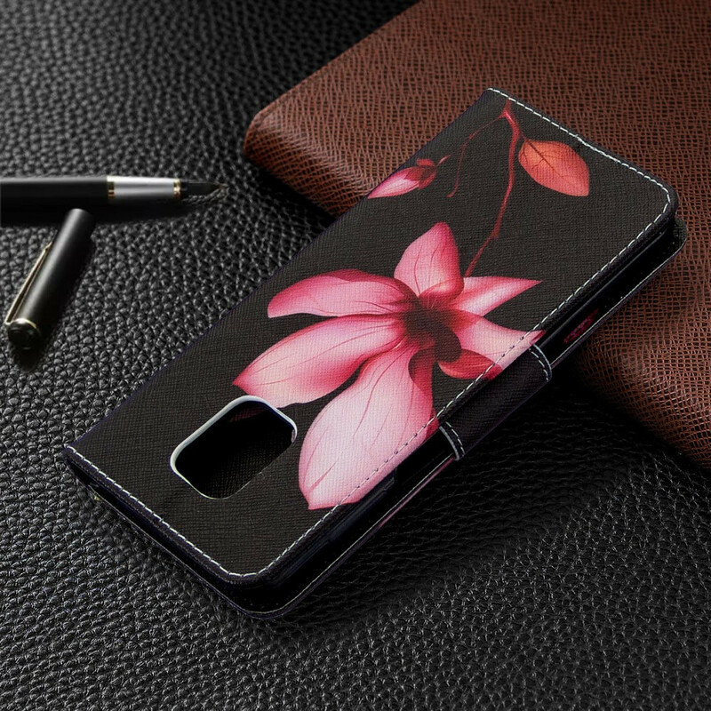 Xiaomi Redmi Note 9S / Redmi Note 9 Pro Hülle Blume Rosa