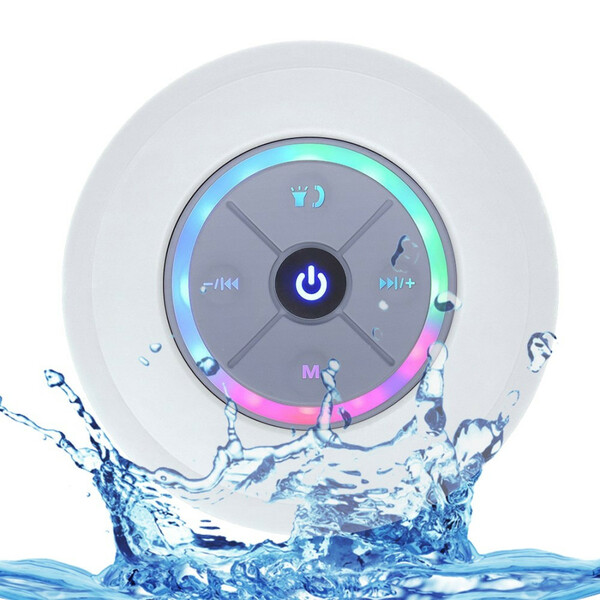 Wasserdichte Suction-Lautsprecher mit LED-Licht