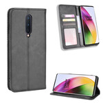 Flip Cover OnePlus 8 Vintage Stylished Leather Effect