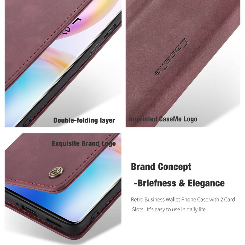 Flip Cover OnePlus 8 Pro CASEME Kunstleder