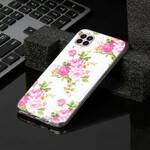 Huawei P40 Lite Cover Blumen Liberty Fluoreszierend