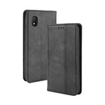 Flip Cover Alcatel 1B Vintage-Leder-Effekt Stilisiert