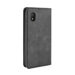 Flip Cover Alcatel 1B Vintage-Leder-Effekt Stilisiert