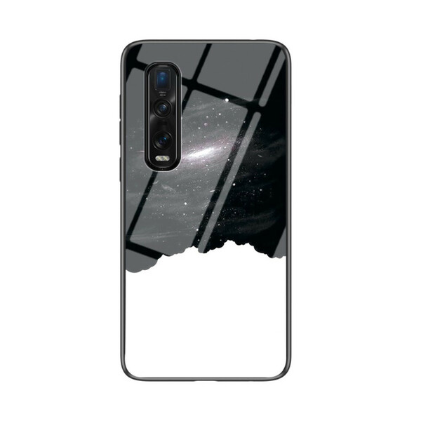 Cover Oppo Find X2 Pro Panzerglas Starry Sky