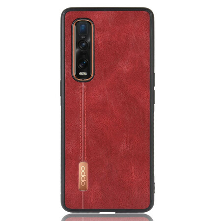 Oppo Find X2 Pro Cover Lederoptik Nähen