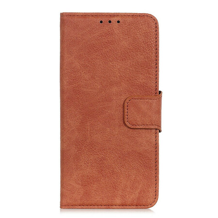 Hülle Sony Xperia 10 II Kunstleder Litschi Business