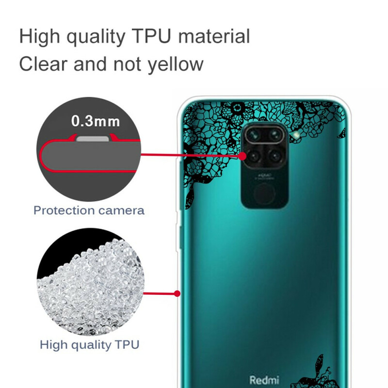 Xiaomi Redmi Note 9 Cover Feine Spitze