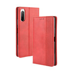 Flip Cover Sony Xperia 10 II Vintage Stylished Leather Effect
