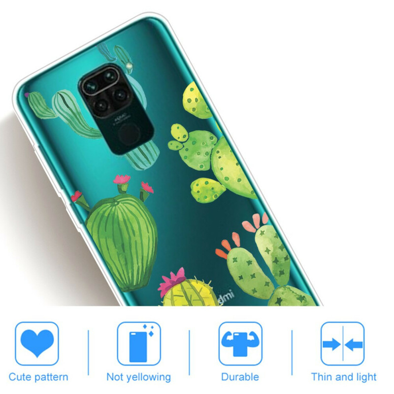 Xiaomi Redmi Note 9 Cactus Aquarell Cover
