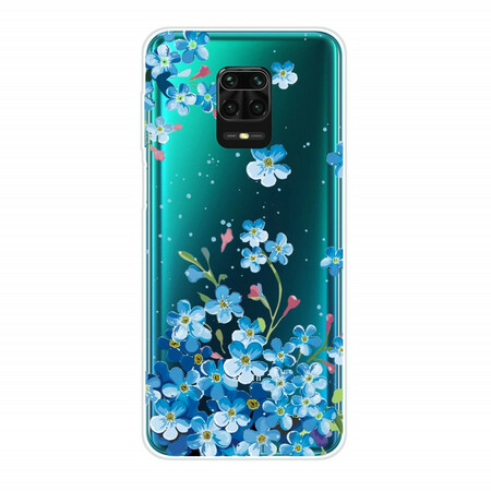 Xiaomi Cover Redmi Note 9S / Redmi Note 9 Pro Blaue Blumen