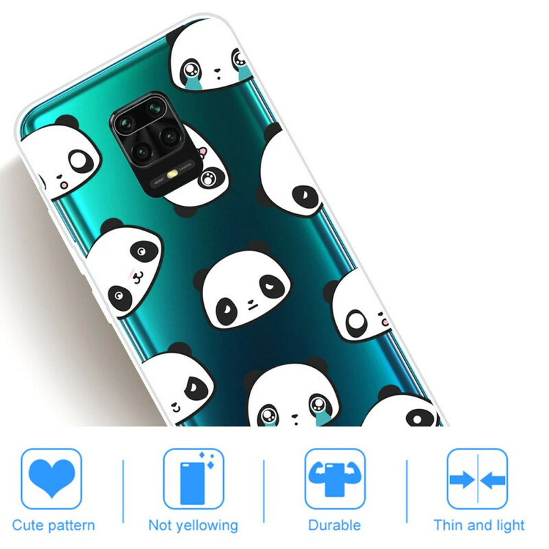 Xiaomi Redmi Note 9S / Redmi Note 9 Pro Cover Sentimentale Pandas
