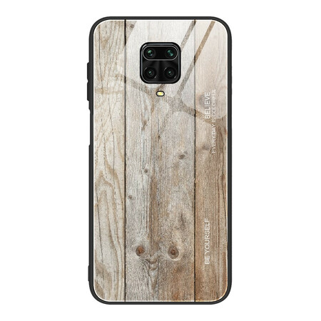 Xiaomi Redmi Note 9S / Redmi Note 9 Pro Hülle aus gehärtetem Glas Holzdesign