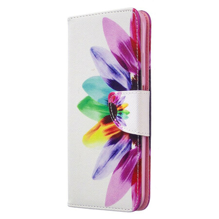 Huawei P40 Lite Hülle Aquarell Blume