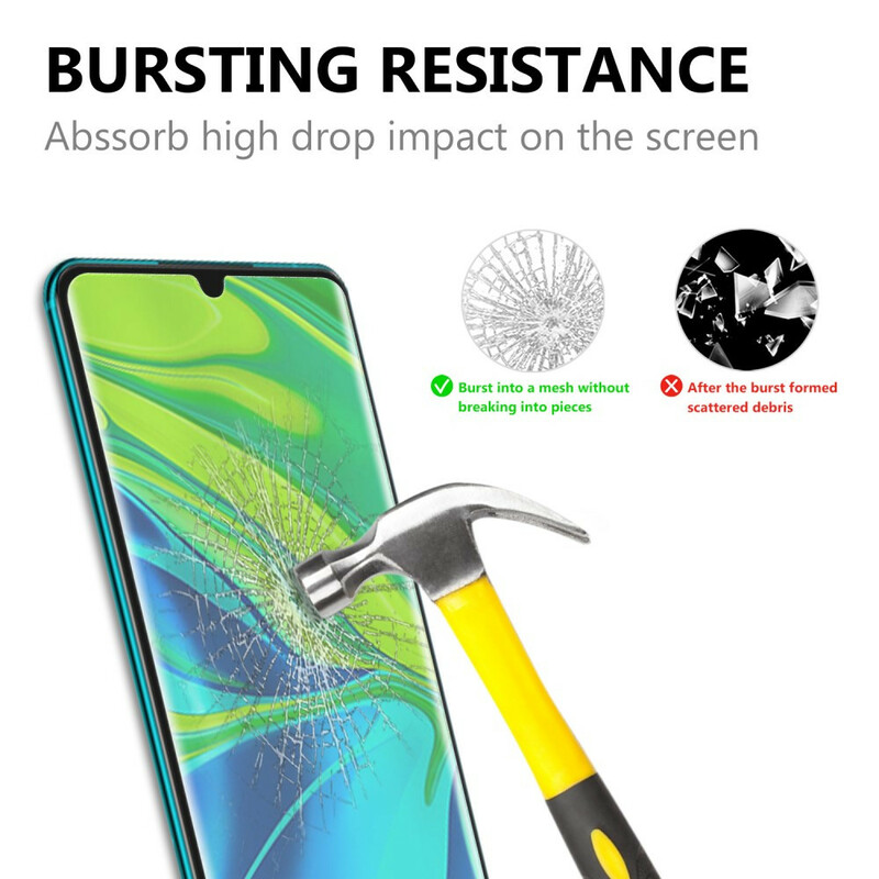 Schutz aus gehärtetem Glas für Xiaomi Mi Note 10 / 10 Pro