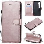 Xiaomi Mi Note 10 / Note 10 Pro Style Leder Tasche mit Riemen