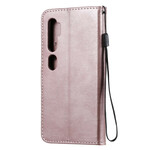 Xiaomi Mi Note 10 / Note 10 Pro Style Leder Tasche mit Trageriemen