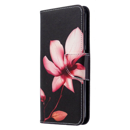 Huawei P40 Lite Hülle Blume Pink