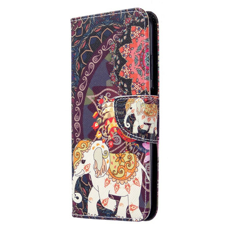 Hülle Huawei P40 Lite Mandala Elefanten Ethnisch