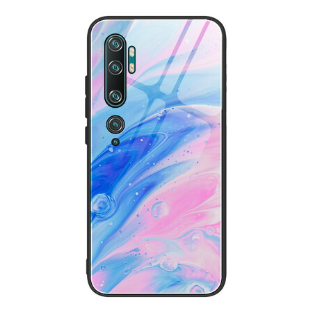 Xiaomi Mi Note 10 Hülle aus gehärtetem Glas Marble Colors